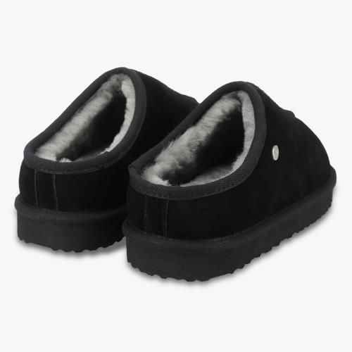 Mens Louis Sheepskin Slipper Black Extra Image 5